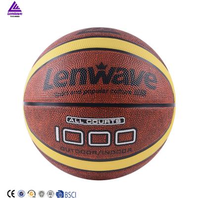 China Quality Is Our Culture 2018 High Quality Custom Lenwave Basketball Ball Size 7 Colorful Rubber Basketball for sale