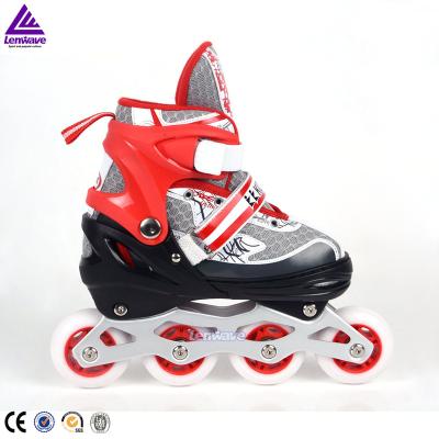 China 2017 Aluminum Alloy Instant Lenwave Brand Professional High Quality Outdoor Kids Integrated Roller Skates for sale