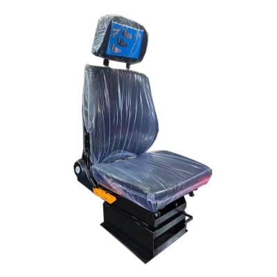 China PU / Leather Crane Operator Seat Back Adjustable Crane Cab Seats for sale