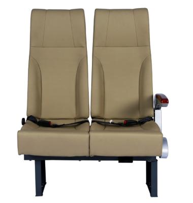 China Comfortable Mini Bus Seat Beige Passenger Seats PU Material for sale