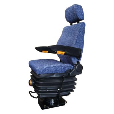 China Blue Railway Locomotive Seat Rotatable Mechanical Train Driver Seat for sale