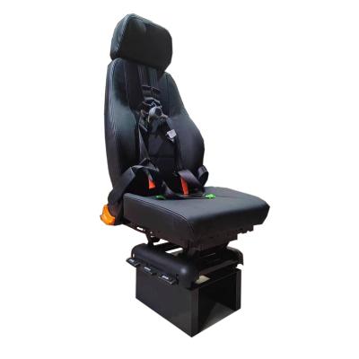 China Operator Construction Seats Leather Simulator Seats S802 Heavy Equipment Replacement Seats for sale