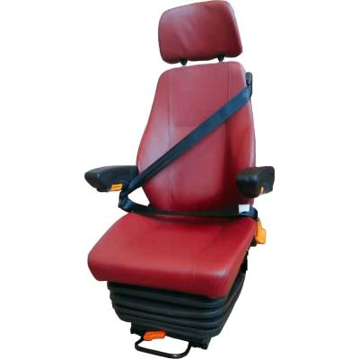 China Red Universal Air Suspension Tractor Seat Heavy Equipment Replacement Seats for sale