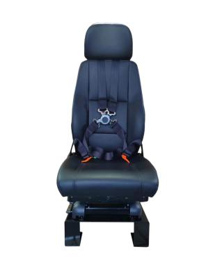 China Asiento de simulación estática personalizado Asientos mecánicos de cuero negro en venta