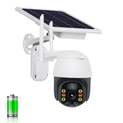 China NIGHT VISION Q5H ProSmart phone control waterproof cctv camara 360 degree surveillance security PTZ camera 1080P solar IP wifi 4G camera for sale