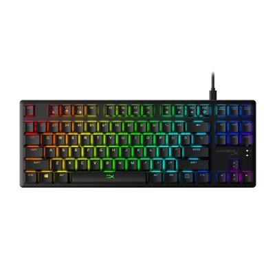 China Hyper X Alloy Cable Origins Core Gaming Keyboard Switch RGB ESports Red Backlit Mechanical Keyboard for sale