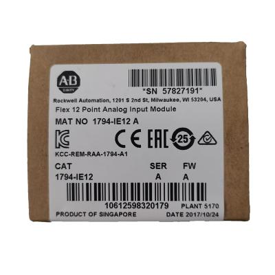 China The new factory sealed 1794-IE12 cable SER A 12 point analog input the 1794IE12 module 1794-IE12 for sale