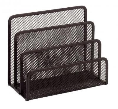 China HOT Selling Metal Wire Mesh Letter Rack /sorter Postcard Clip Table Storage Rack for sale