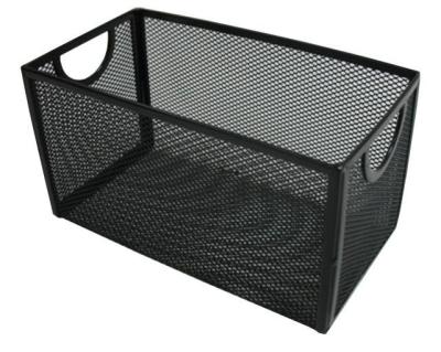 China Durable 2 Liter Metal Mesh Wire Organizer Office Sundry CD Box Office DVD Folder for sale