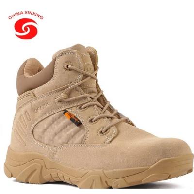 China Anti-odor China Xinxing cow suede combat boot, desert boot, outdoor boot for sale