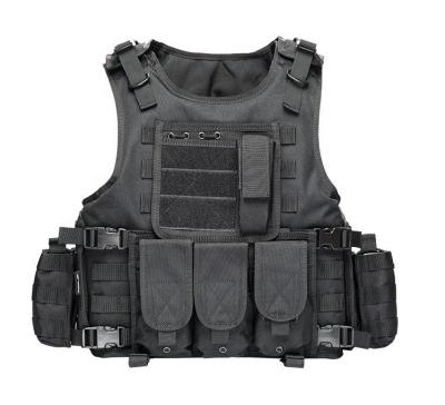 China 600D Polyester Or Customized China Xinxing Black Tactical Vest , Khaki Polyester Ballistic Vest for sale