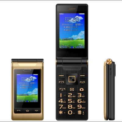 China Nice Design CHEAP 2.4 Inch Flip Feature Phone SC6531E 2G GSM Mobile Phone for sale