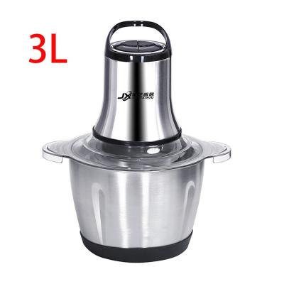 China Low Energy High Speed ​​Home Professional Meat Chopper 3L Stainless Steel Portable Electric Sale And Vegetable Food Meat Cleaver Mini for sale