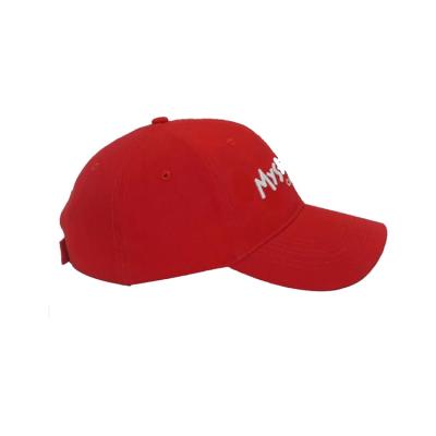 China China Manufacturer COMMON Panel Vintage Hats 6 Unstructured Embroidery Women's Baseball Caps for sale