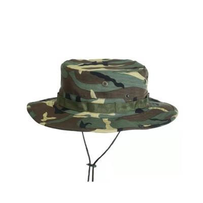 China China Best Wide Brim Breathable Jungle Cap Character Military Camouflage Hat With String for sale