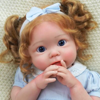 China 20 Inch Newborn Realistic Soft Silicone Babeside Toy Dolls Reborn Soft Silicone Reborn Baby Dolls Painted Handmade Fully for sale