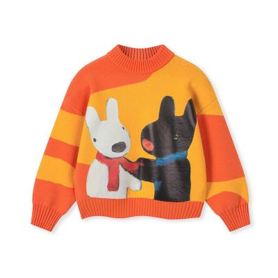 China 2022 Kids Sweater Knitwear Knitwear Sweater Kids Clothes Children Customized OEM & ODM Anti-Shrink Long Wear Girls Clothes for sale