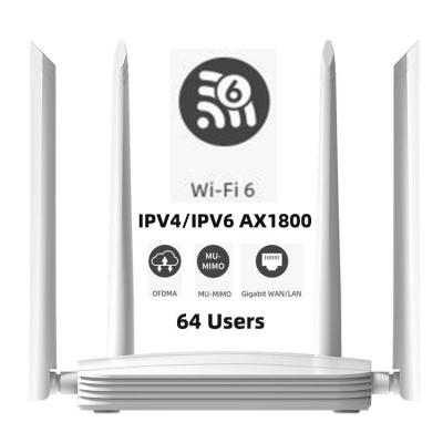 China Juego AX1800 que fluye el CPE inalámbrico del gigabit dual de la banda del router de MU MIMO OFDMA WiFi 6 en venta