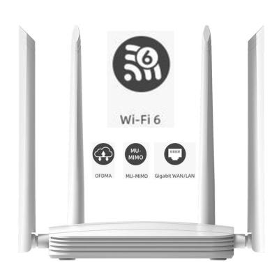 China Gigabit Wifi 6 der Benutzer-1800Mbps 64 drahtloser Router DHCP-Masche IPV4 IPV6 MU Mimo CPE zu verkaufen