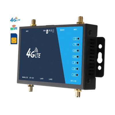 China Router industrial inalámbrico del wifi 4G de la tarjeta SIM LTE de la cerradura de la banda para el CCTV rural remoto de la cámara en venta