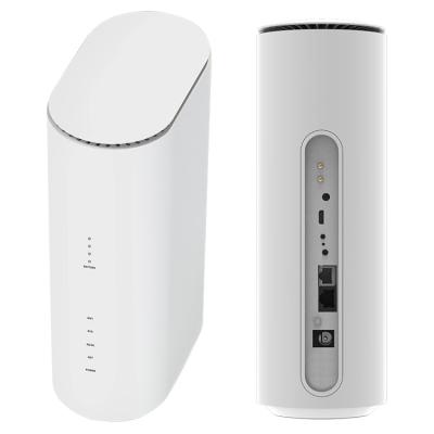 China 5G Dual Band WiFi Router with 2 External Antennas White Color and Enhanced Wireless Security for sale