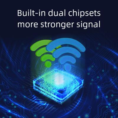 중국 DC 12V / 1A 5G WiFi 라우터 2 외부 안테나 2.4GHz / 5GHz 판매용