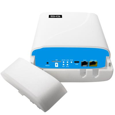 China Tuoshi 5G CPE Wifi Router Outdoor Working With R658U Usb Cable 10m Indoor 5g Wifi Router for sale