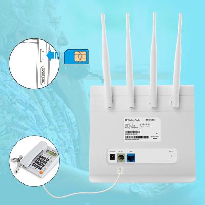 Chine 5dbi routeur Volte 1200Mbps 4G Sim Card Slot Router de l'antenne LTE à vendre