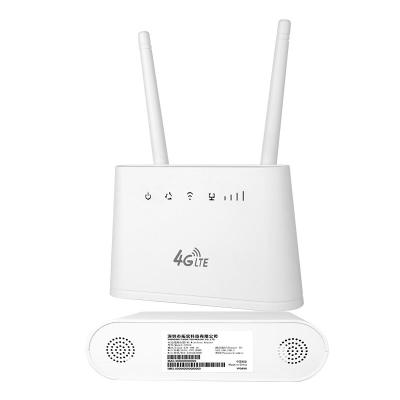 中国 移動式ホットスポットRJ45 RJ11 LAN 2.4 G WiFiルーター、二重SIM 4G LTEのルーター 販売のため