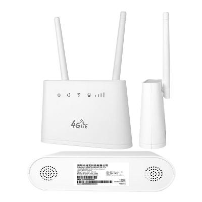 China Doppel-SIM Mobile 4G LTE Router 150Mbps 300Mbps VOIP CPE mit Batterie zu verkaufen