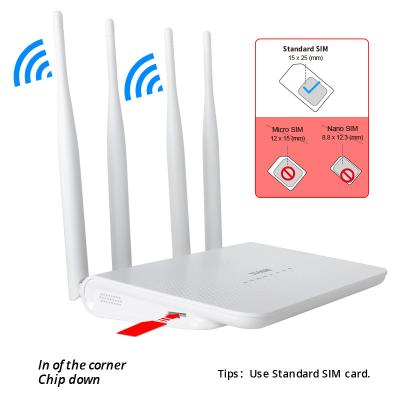 China 3G 4G LTE FDD TDD CAT4 2.4G 300Mbps WiFi CPE-Modem für Haus zu verkaufen