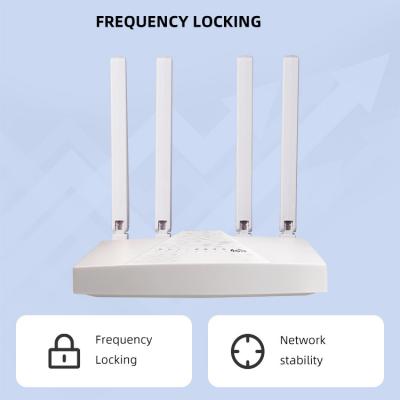 Chine Rj11 modem de CPE Lte FDD TDD du routeur 300Mbps Wifi d'équilibrage de la charge du port 4G pour des autobus à vendre