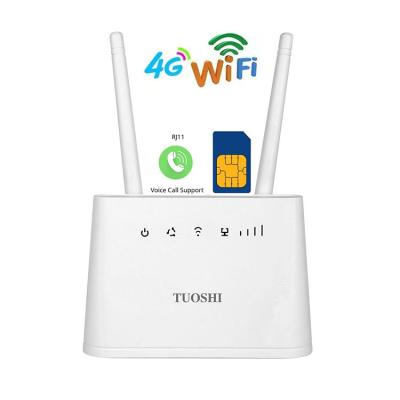 中国 SMAの取り外し可能なアンテナWifi CPE二重Simの変復調装置のルーターは4g無線LTE 150mbpsの鍵を開ける 販売のため