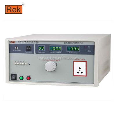 China Leakage Measurement REK RK2675C 2000VA Current Leakage Tester AC 250V 2/20mA Desktop Current Meter LED Digital Display for sale