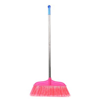 China Super Good Quality Butterfly Broom Indoor Cleaning Plastic Dustpan Set Soft Fur Floor Sweep Stainless Steel Rod Broom for sale