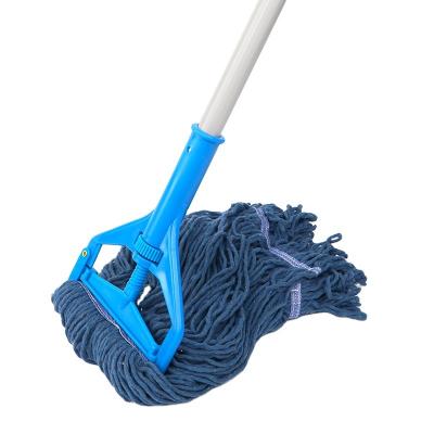 China Workable White Color Aluminum Broom Stick Trapeadores Magicos Mops Floor Cleaning for sale