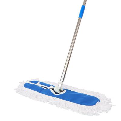 China Durable Epoxy Waterproof Long Handle Modern Commercial Floor Cleaning Broom for sale