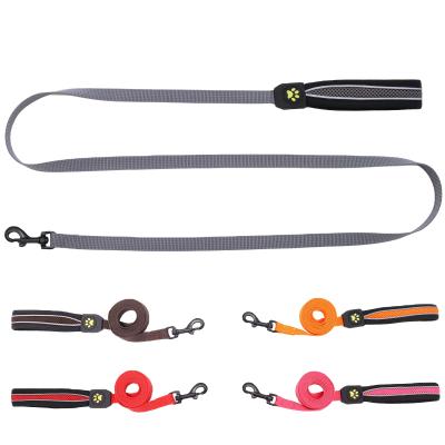 China Running Walking Training Dog Raising New High Quality Multicolor Reflective Ball Dog Leash With Soft Handle for sale