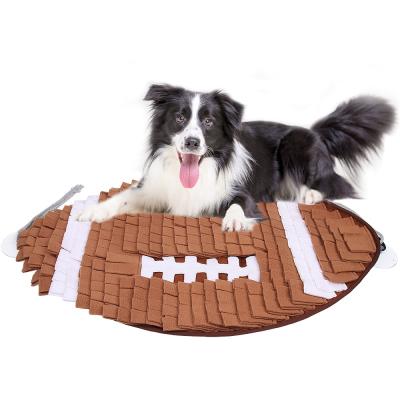 China New Rugby Sustainable Border Multicolor Slow Pet Food Smelling Mat Training Pad for sale