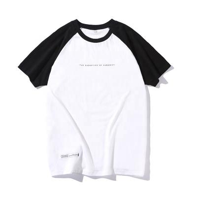 China Plus Size 2020 High Quality Custom Logo Raglan Sleeve T-shirt Design Your Own Custom Digital Embroidery Logo Shirt 3D Printing Shirts for sale