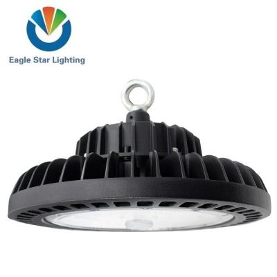 China Premium Warehouse 100W DLC ETL cETL High Lumen Output Round 15000lm UFO High Bay Led Light for sale