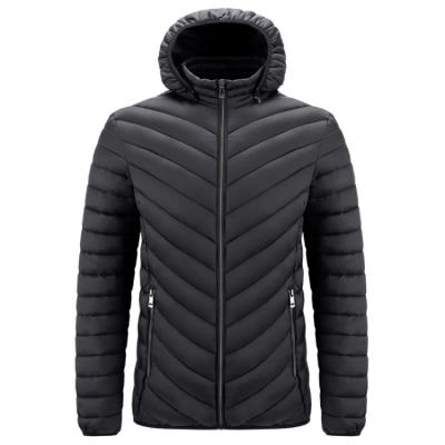 China 2021 Winter Sale High Quality Wholesale Warm Hooded Jacket Stripper Warm Nylon Padded Jacket Men's Breathable Jacket for sale