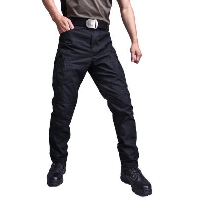 China IX7 Waterproof Anti-Wrinkle Men's Pants Army Combat Breeches IX9 Pockets Cargo Worker Military Multi Tactical Pants for sale