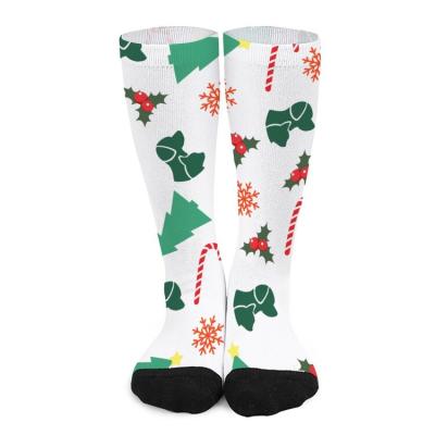 China Custom Logo Designer Socks Men's Long Custom Socks Wholesale Style Printed Socks QUICK DRY for Christmas for sale