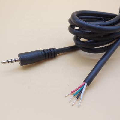 China Straight to Car Aux Wire 3.5mm 4-Conductor Cable Canned Home Stereos. chord audio for sale