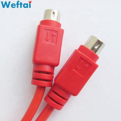 China Multimedia 4 Pin DIN Male To Male Power Cable For DVR Digital Video Recorder for sale