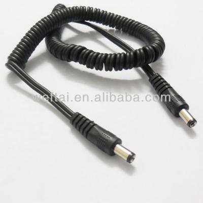 China Consumer Electronics 2.1mm DC Spring Coil Cable for sale