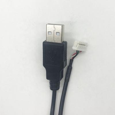 China 4Core 5pin housing to USB one 2meter 28AWG/30AWG for mouse cable for sale