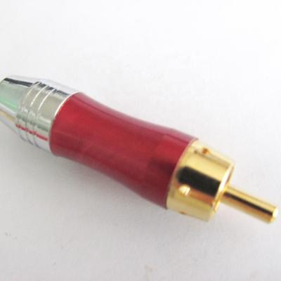 China audio & Gold Plated Video Phono RCA Plugs For Phono Cable for sale