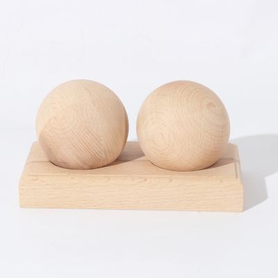 China Beech Wooden Maracas Children's Educational Percussion Toy for sale